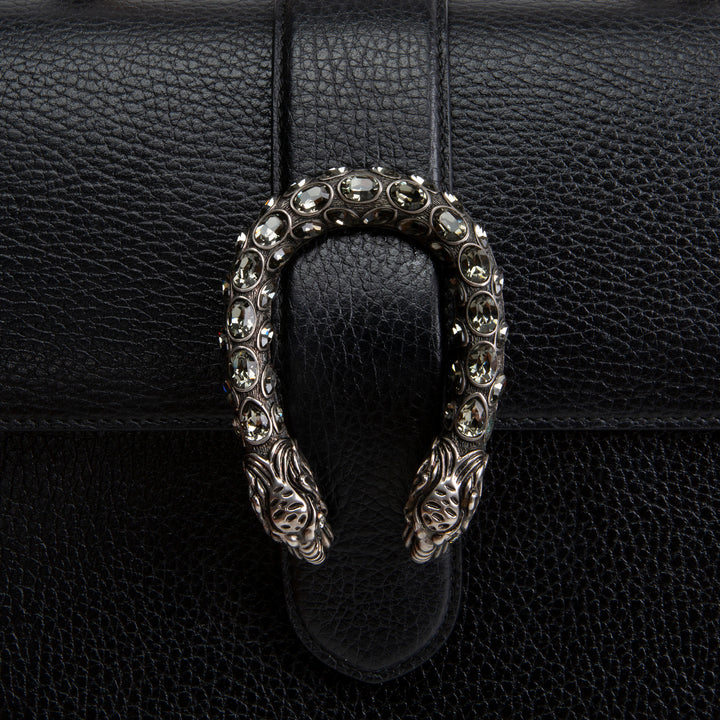 GUCCI Crystal Web Dionysus Bamboo Top Handle
