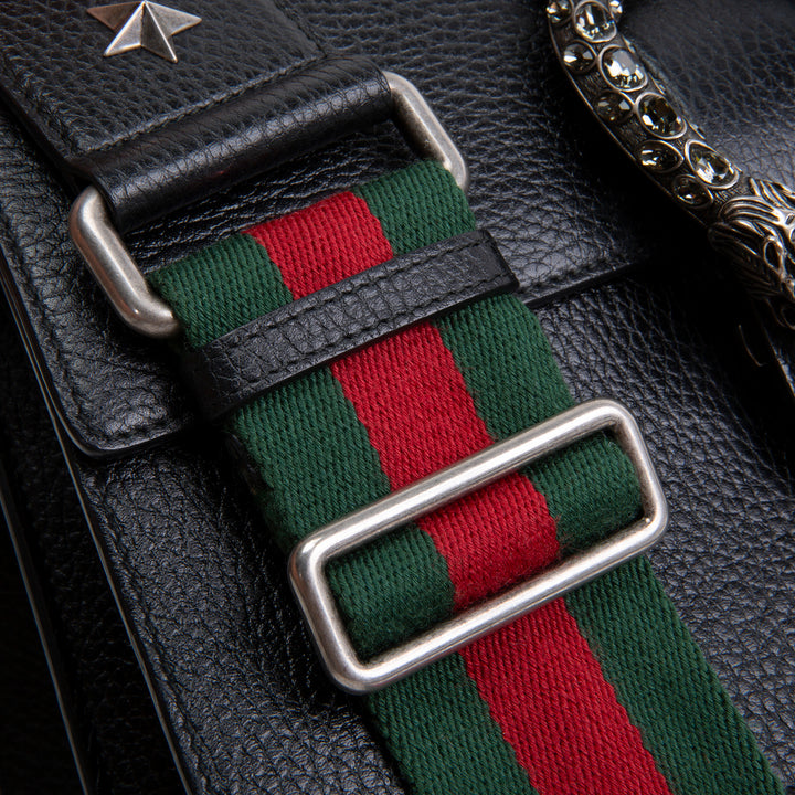 GUCCI Crystal Web Dionysus Bamboo Top Handle