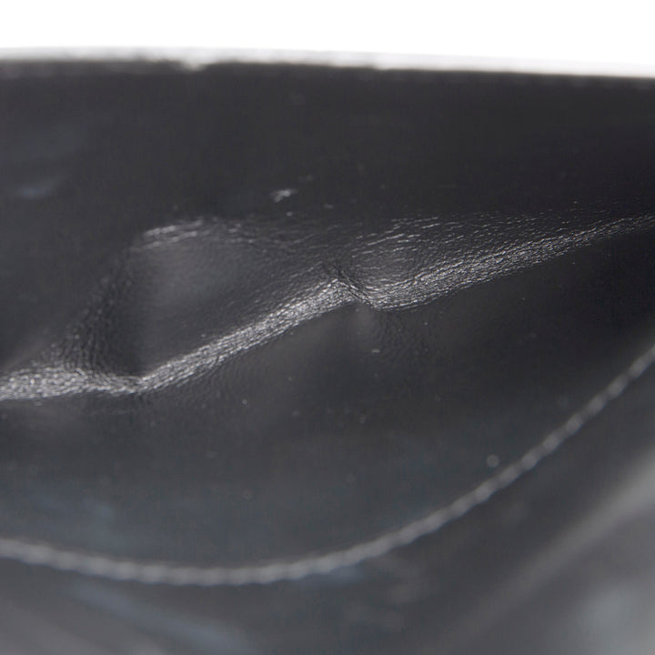 SAINT LAURENT Croc Embossed Envelope Wallet