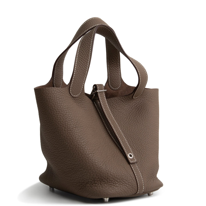 HERMES Clemence Picotin Lock 18 - Taupe