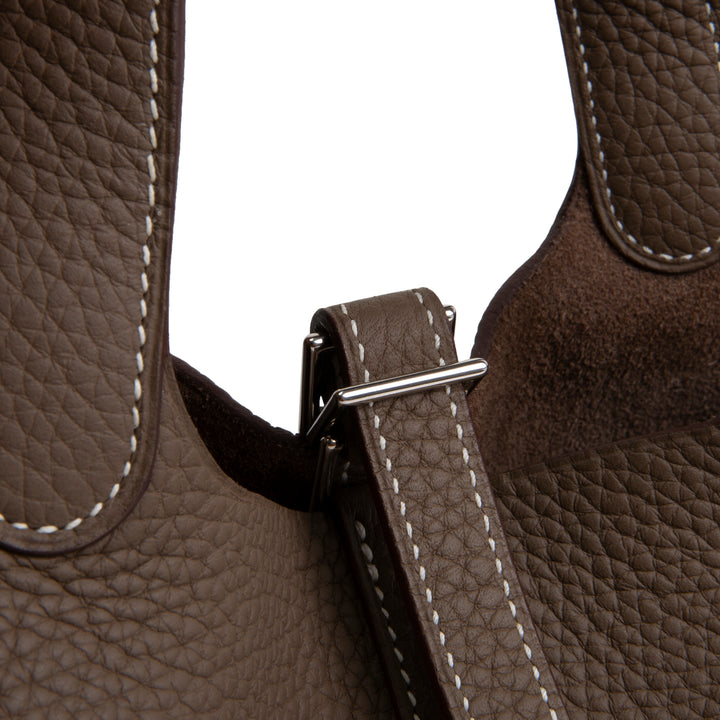 HERMES Clemence Picotin Lock 18 - Taupe