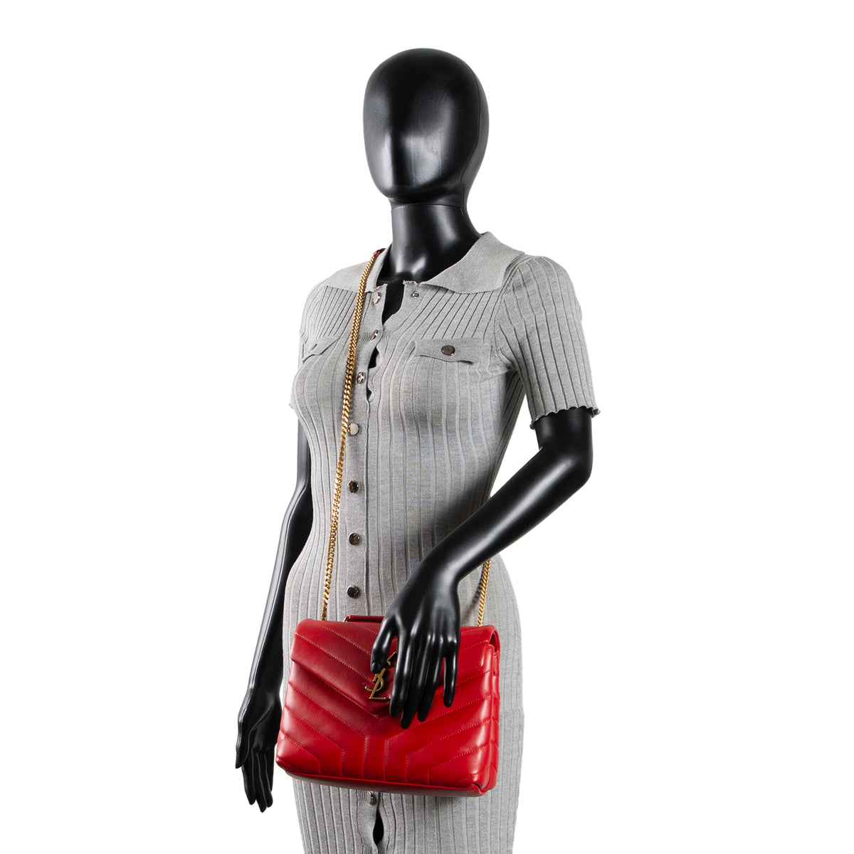 SAINT LAURENT Loulou Shoulder Bag - Small