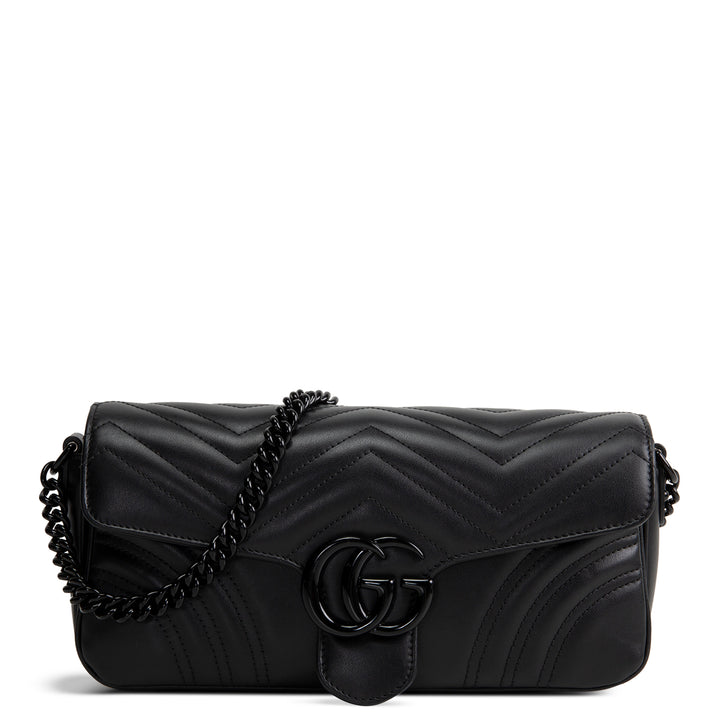 GUCCI GG Marmont Shoulder Bag - Black