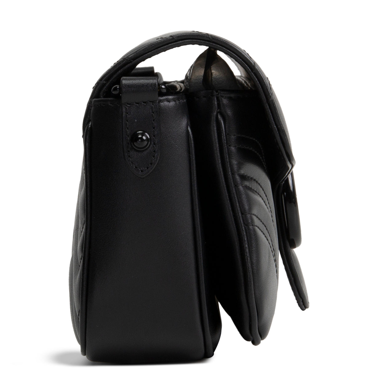 GUCCI GG Marmont Shoulder Bag - Black