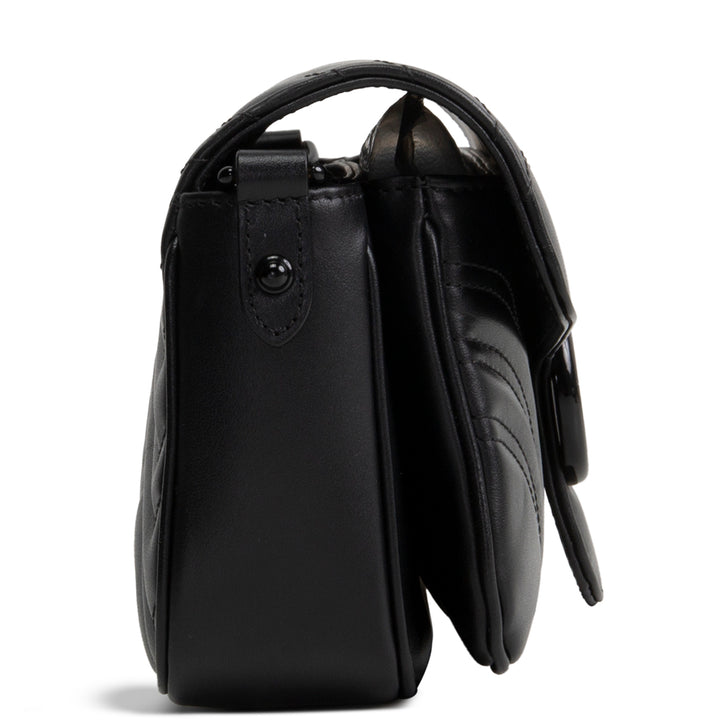 GUCCI GG Marmont Shoulder Bag - Black