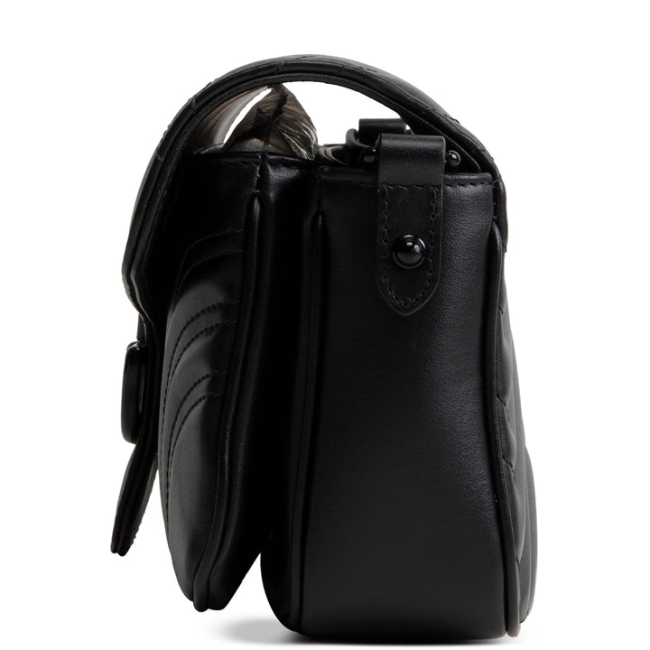 GUCCI GG Marmont Shoulder Bag - Black