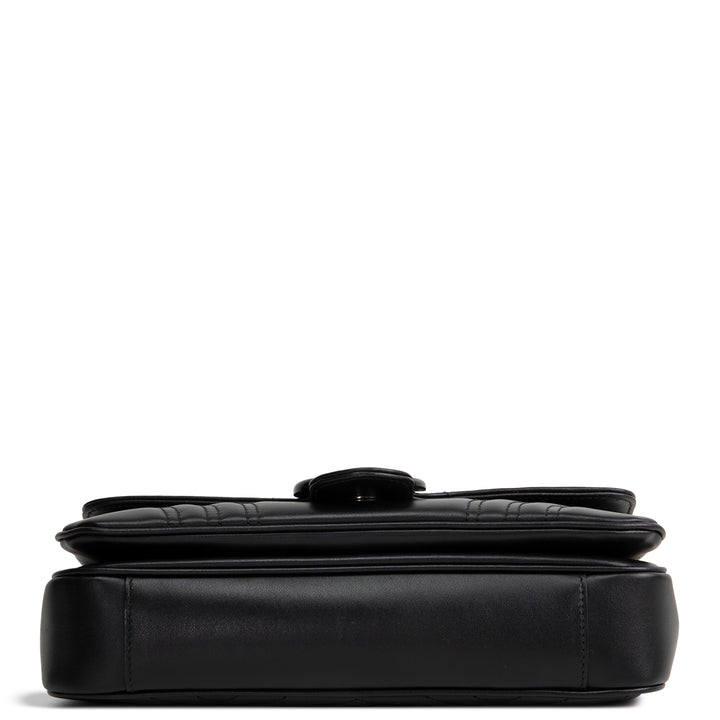 GUCCI GG Marmont Shoulder Bag - Black