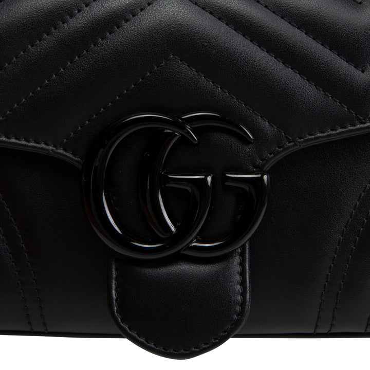 GUCCI GG Marmont Shoulder Bag - Black