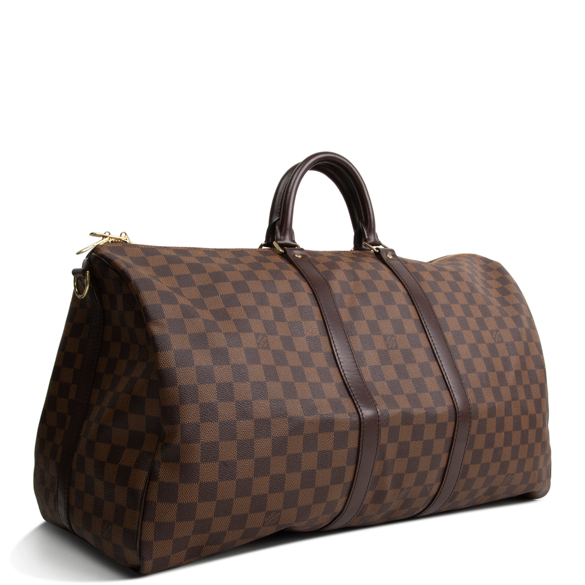LOUIS VUITTON Damier Ebene Keepall Bandouliere 55