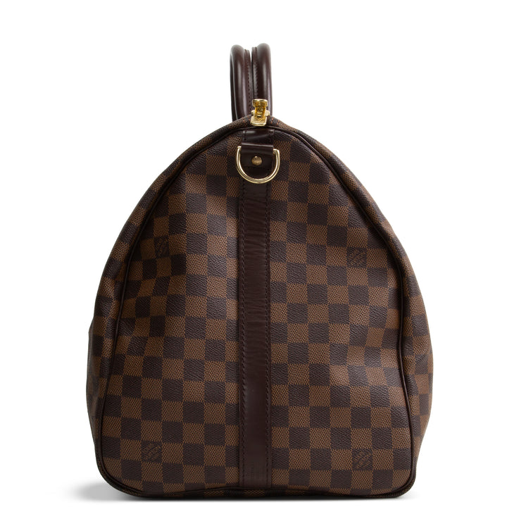 LOUIS VUITTON Damier Ebene Keepall Bandouliere 55