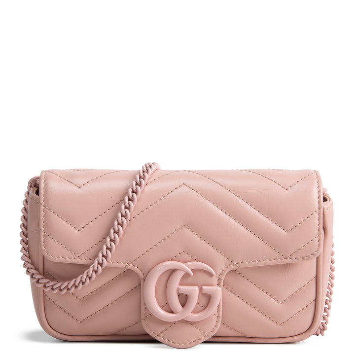 GUCCI GG Marmont Matelasse Monochrome Shoulder Bag
