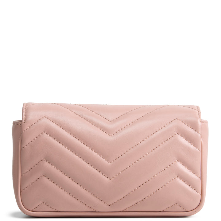 GUCCI GG Marmont Matelasse Monochrome Shoulder Bag