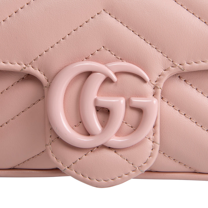 GUCCI GG Marmont Matelasse Monochrome Shoulder Bag