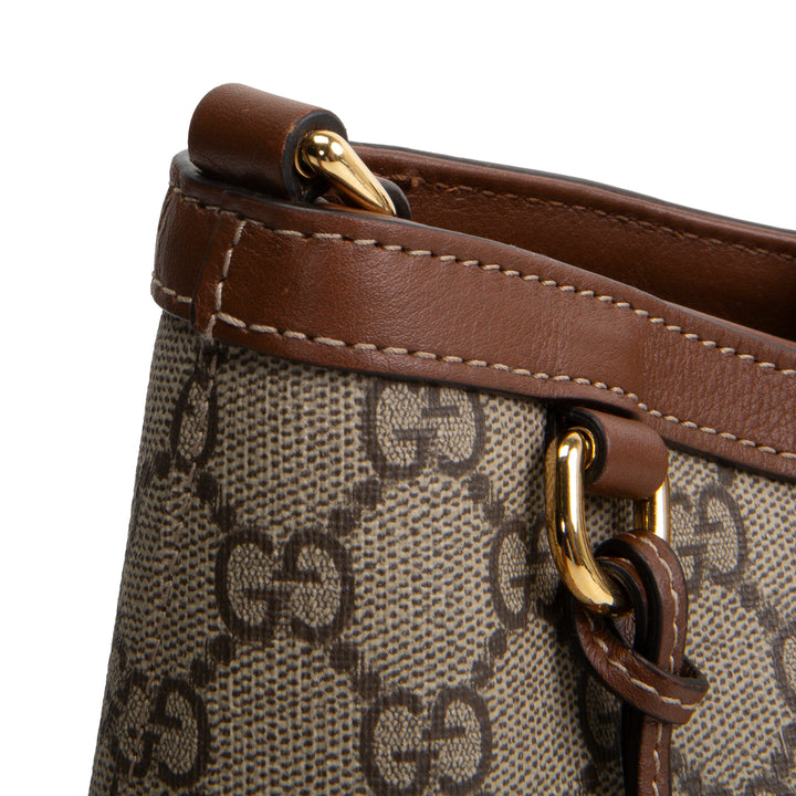 GUCCI Padlock GG Supreme Medium Shoulder Bag