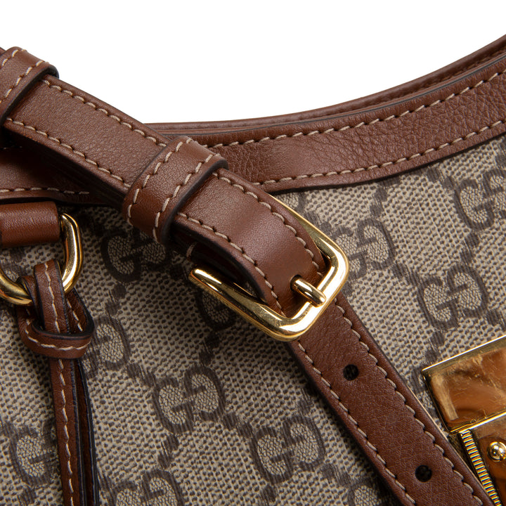 GUCCI Padlock GG Supreme Medium Shoulder Bag