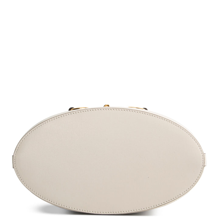 GUCCI Leather Horsebit Bucket Bag