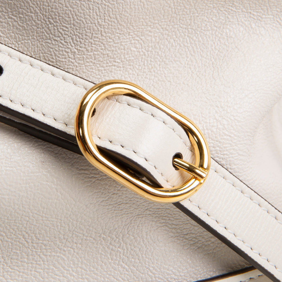 GUCCI Leather Horsebit Bucket Bag