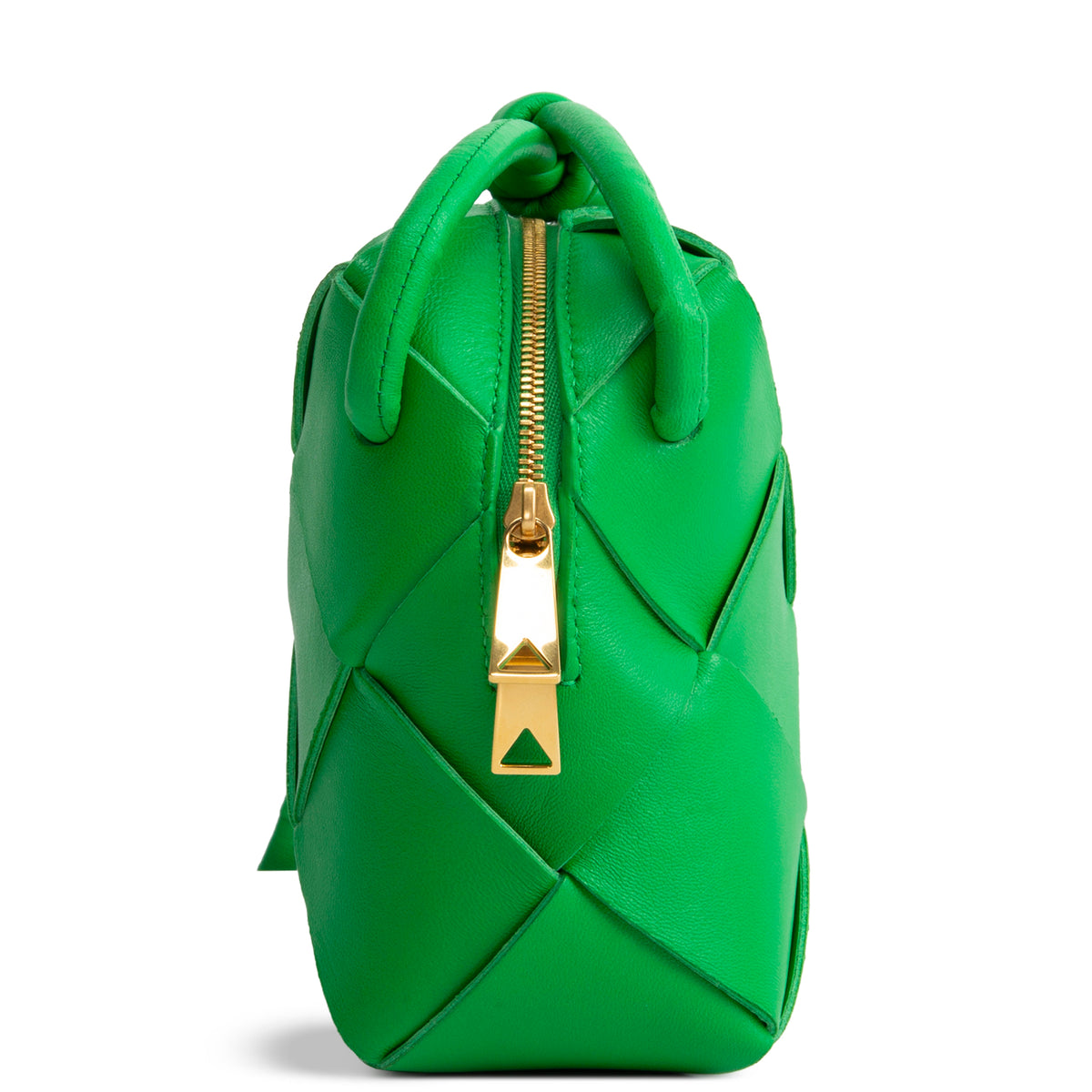 BOTTEGA VENETA Lambskin Maxi Intrecciato Mini Cassette Bag