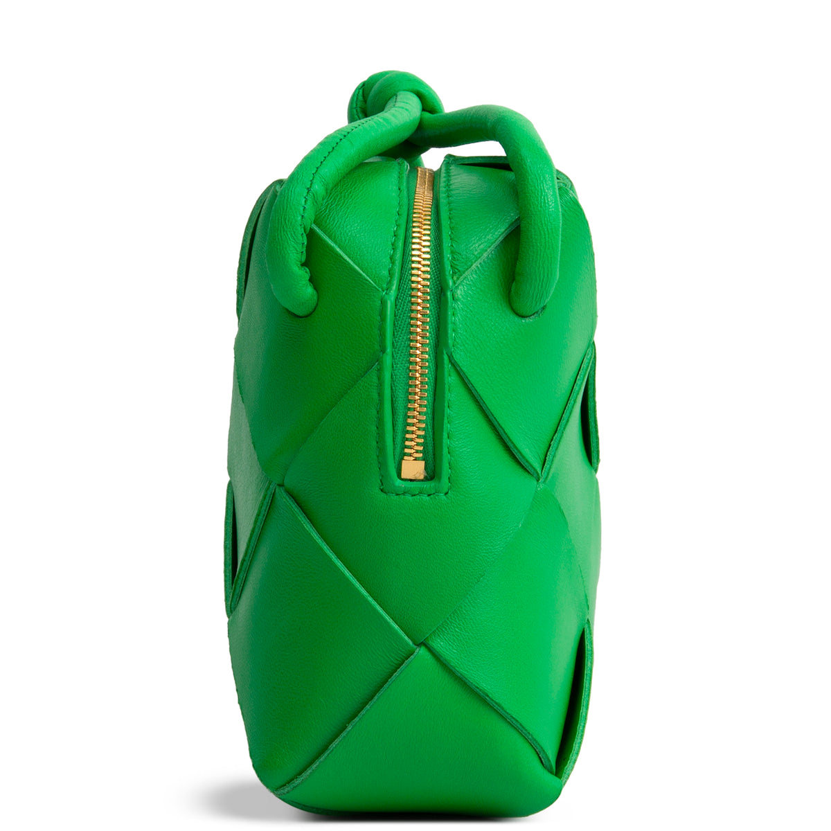 BOTTEGA VENETA Lambskin Maxi Intrecciato Mini Cassette Bag