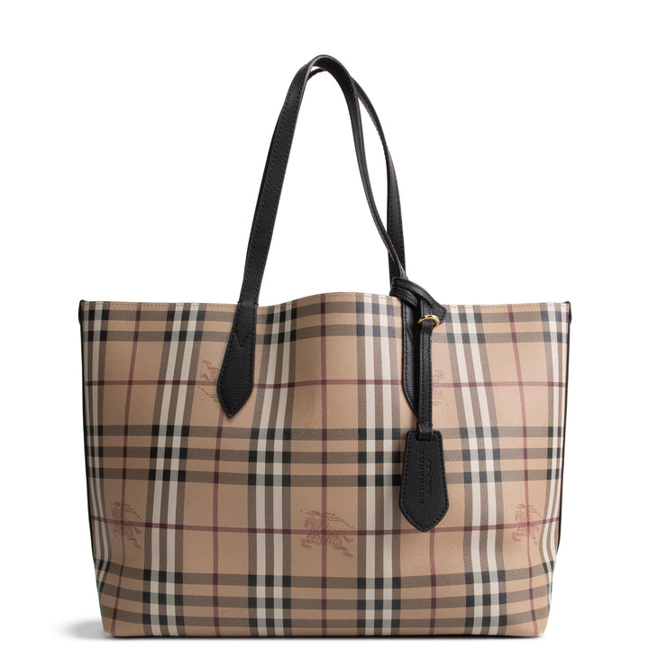 BURBERRY Haymarket Check Reversible Tote