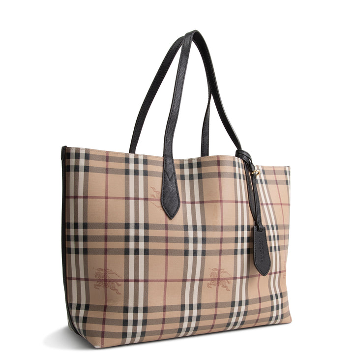 BURBERRY Haymarket Check Reversible Tote