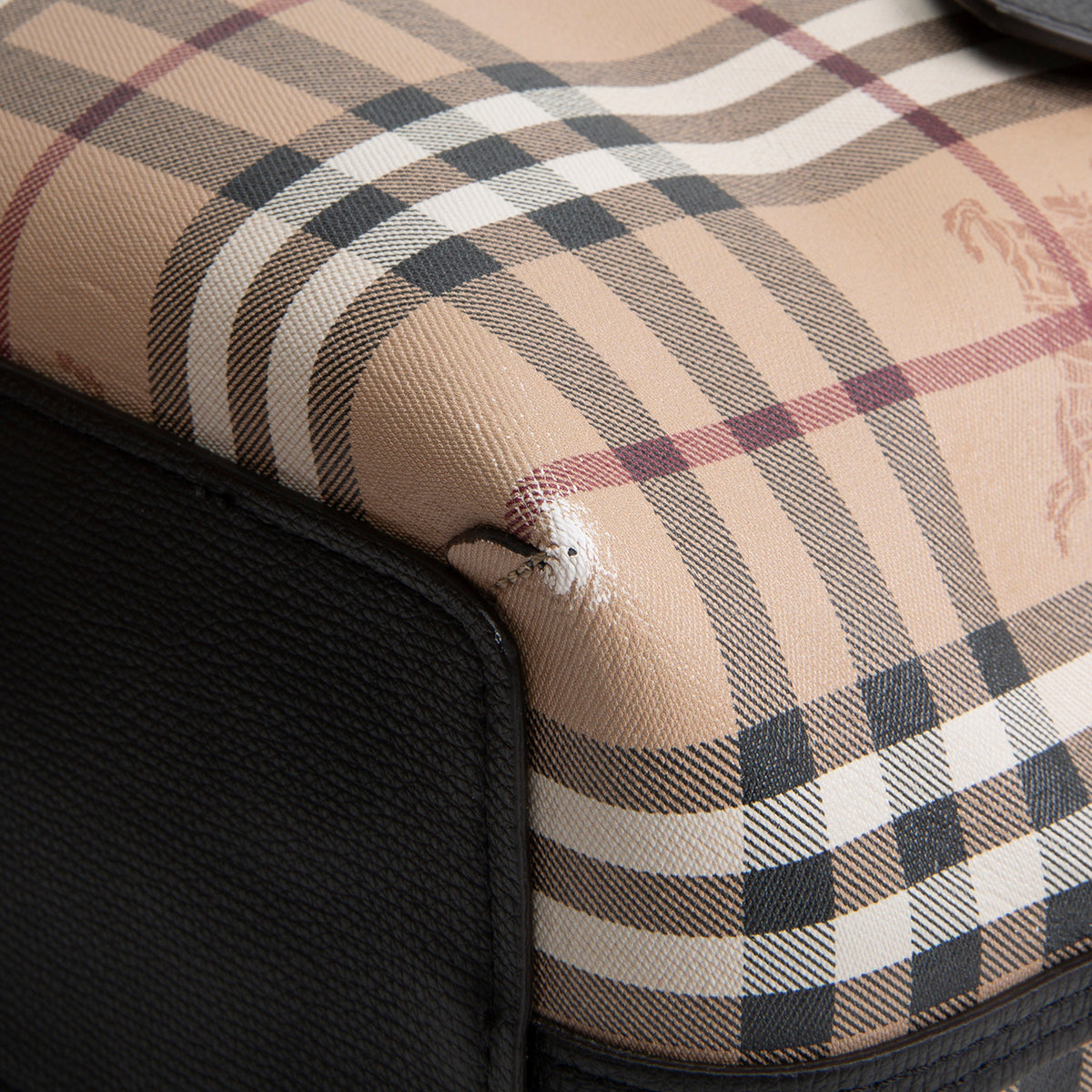 BURBERRY Haymarket Check Reversible Tote