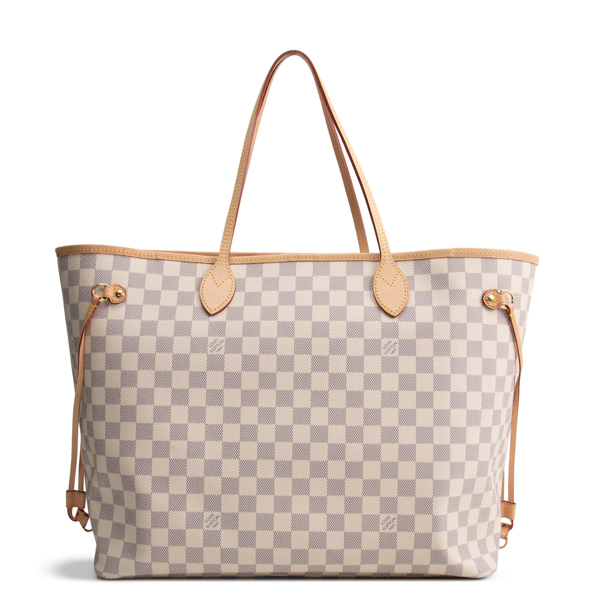 LOUIS VUITTON Damier Azur Neverfull GM w/ Pouch