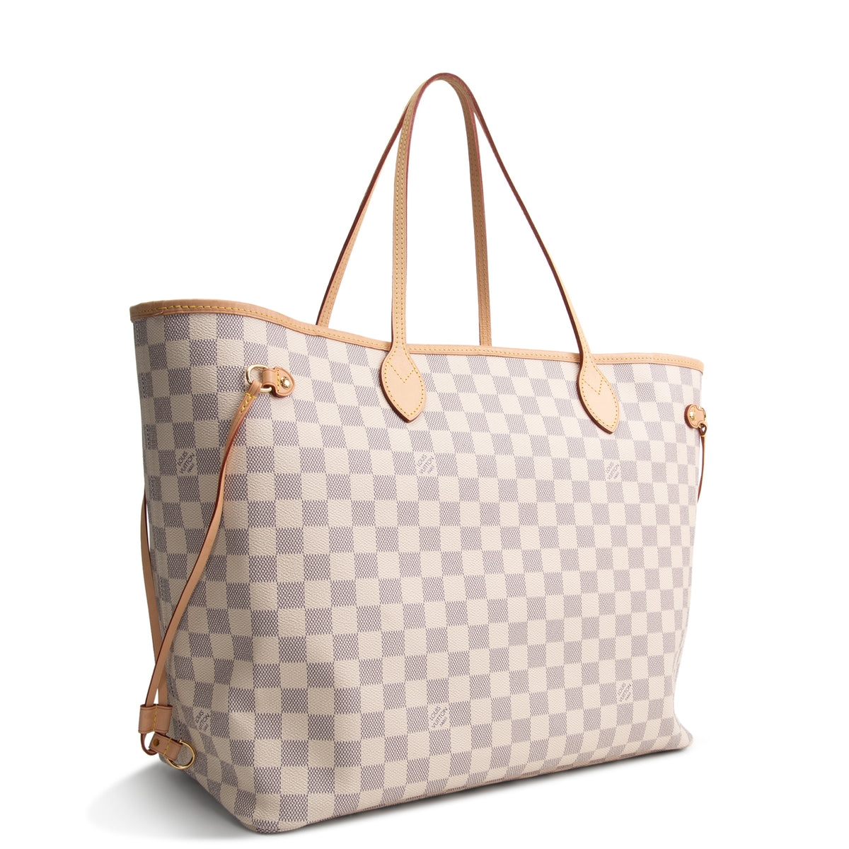 LOUIS VUITTON Damier Azur Neverfull GM w/ Pouch