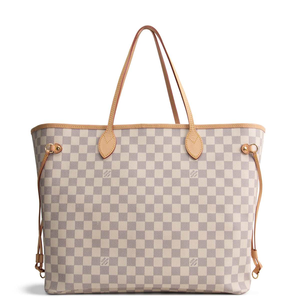 LOUIS VUITTON Damier Azur Neverfull GM w/ Pouch