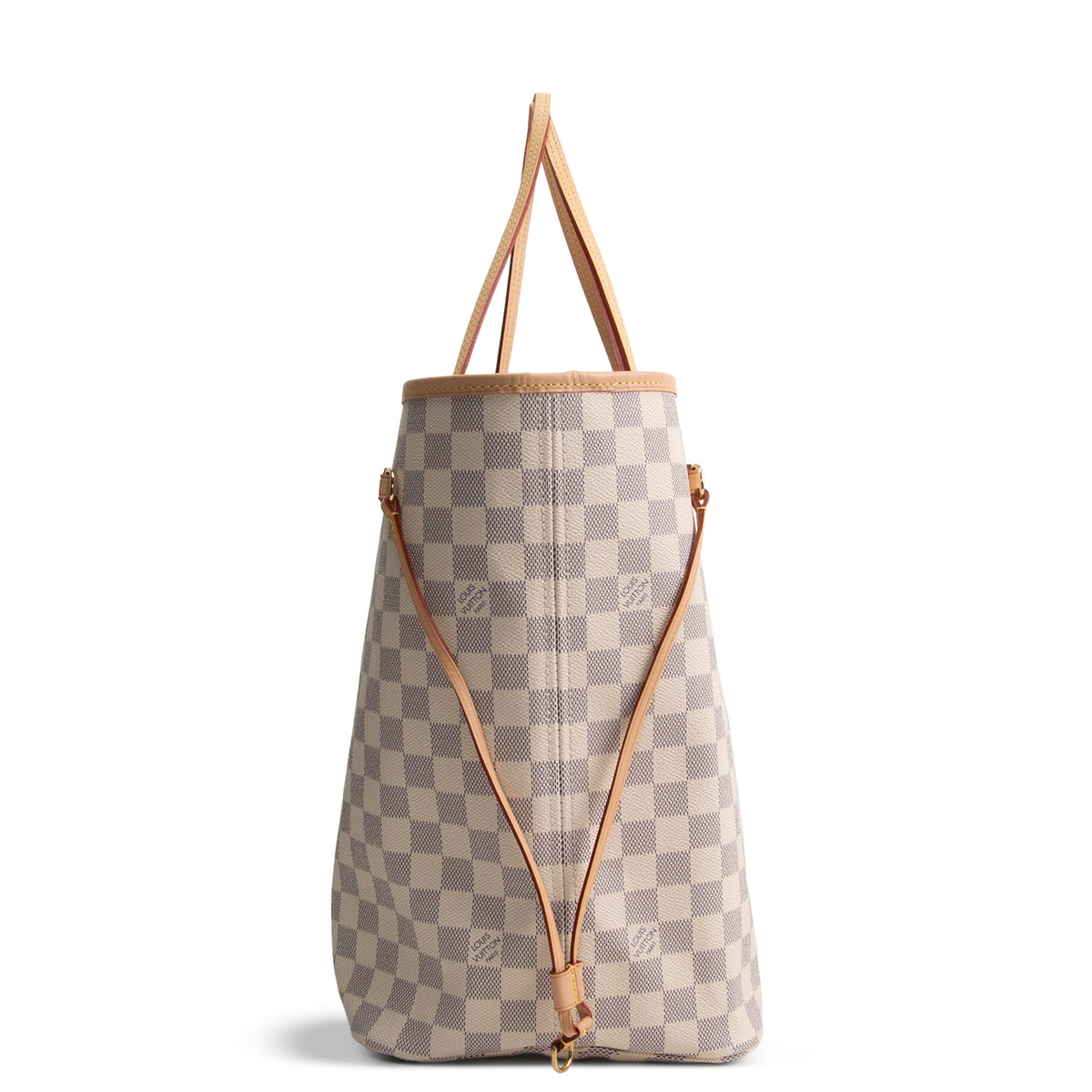 LOUIS VUITTON Damier Azur Neverfull GM w/ Pouch