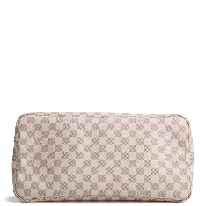 LOUIS VUITTON Damier Azur Neverfull GM w/ Pouch