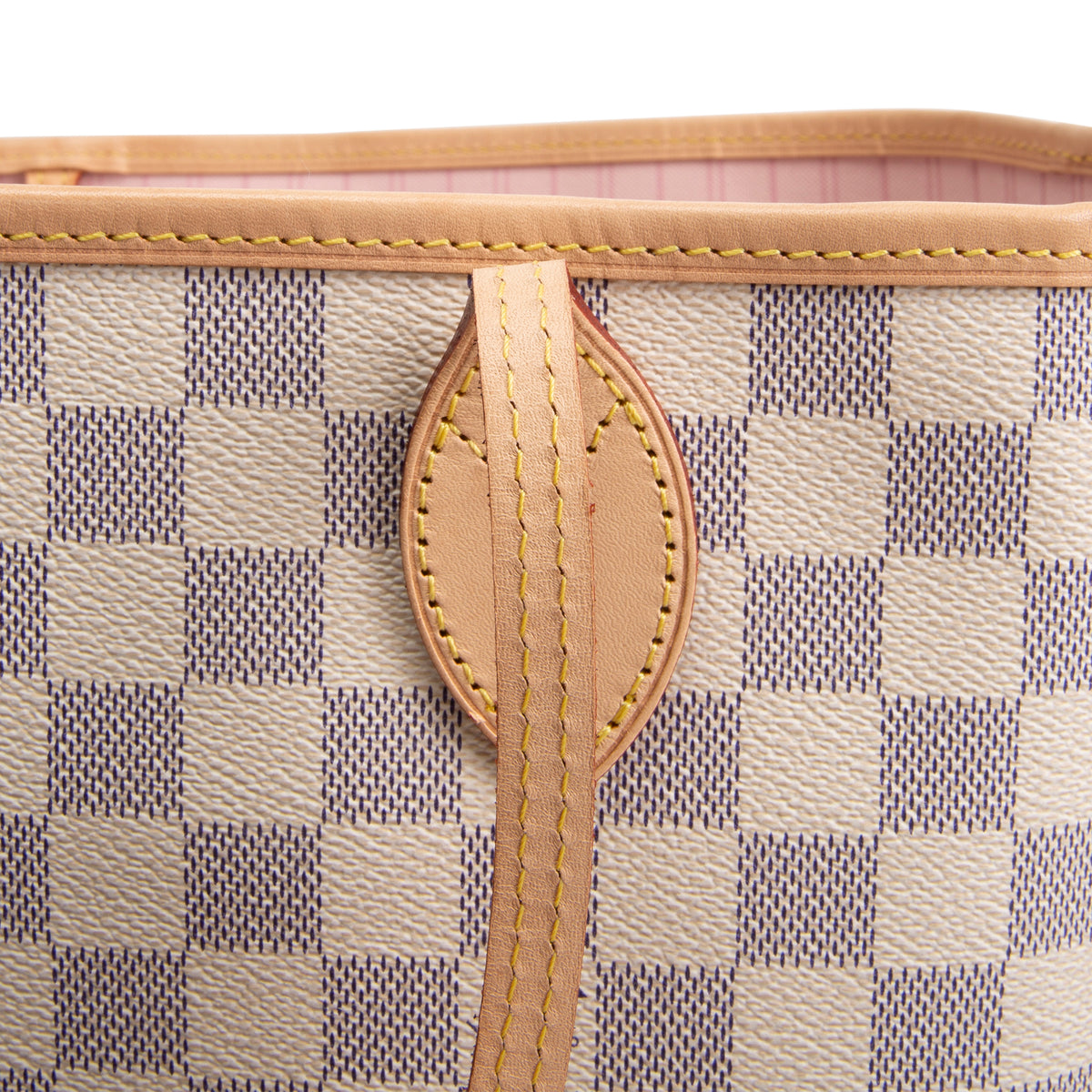 LOUIS VUITTON Damier Azur Neverfull GM w/ Pouch