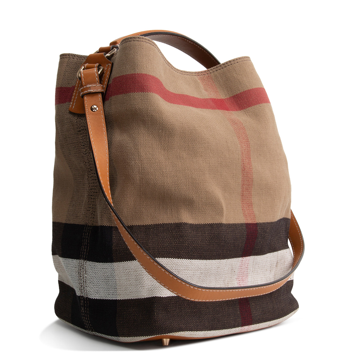 BURBERRY Exploded Check Top Handle Bag OUTLET FINAL SALE