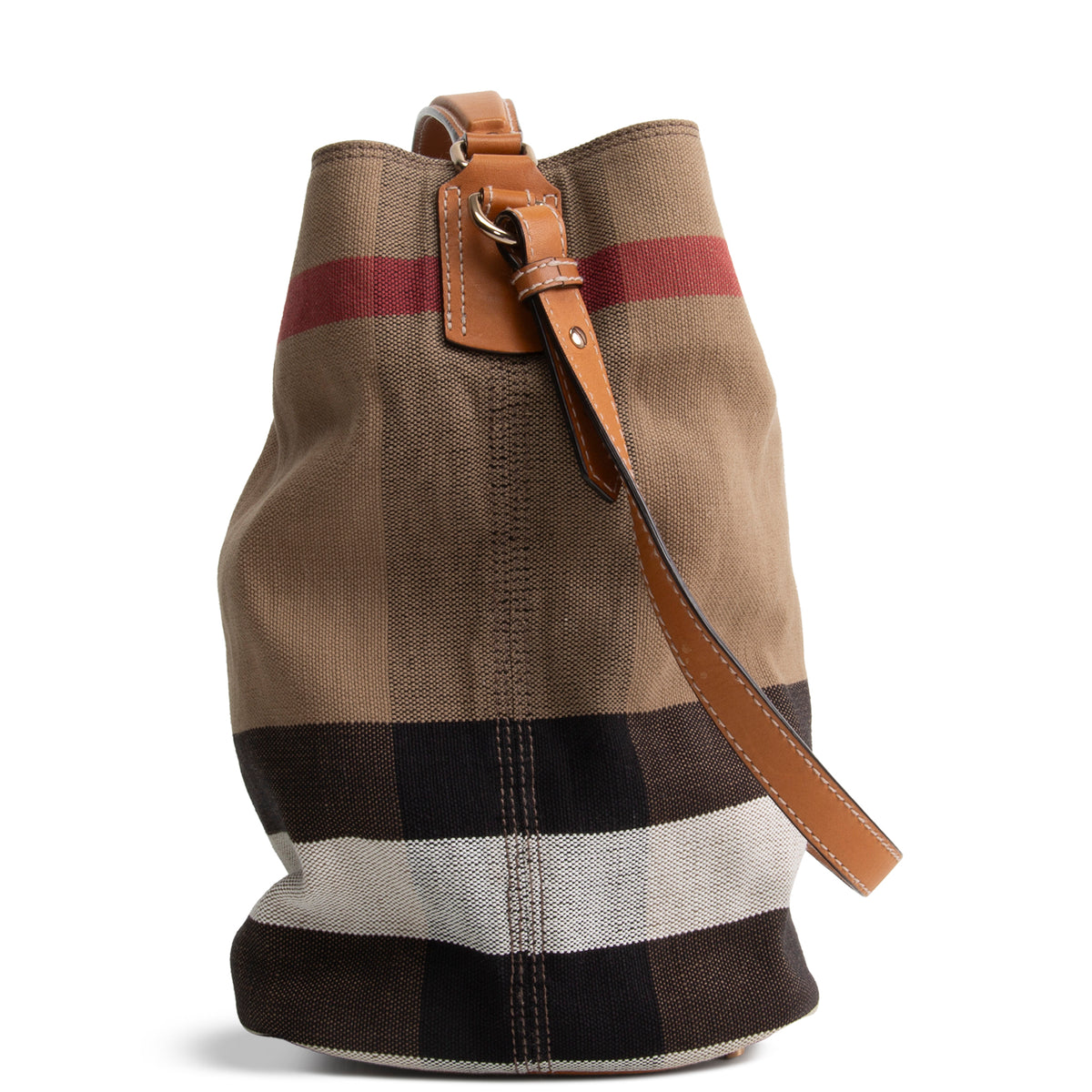 BURBERRY Exploded Check Top Handle Bag OUTLET FINAL SALE