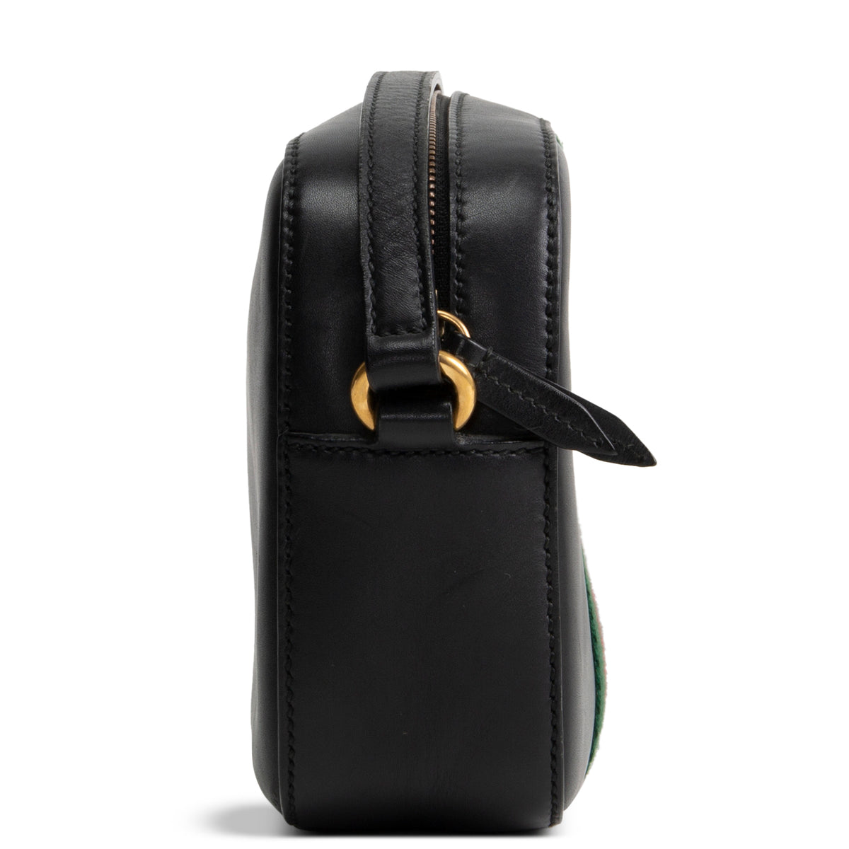 GUCCI Vintage Calfskin "Webby Bee" Camera Bag - Black OUTLET FINAL SALE