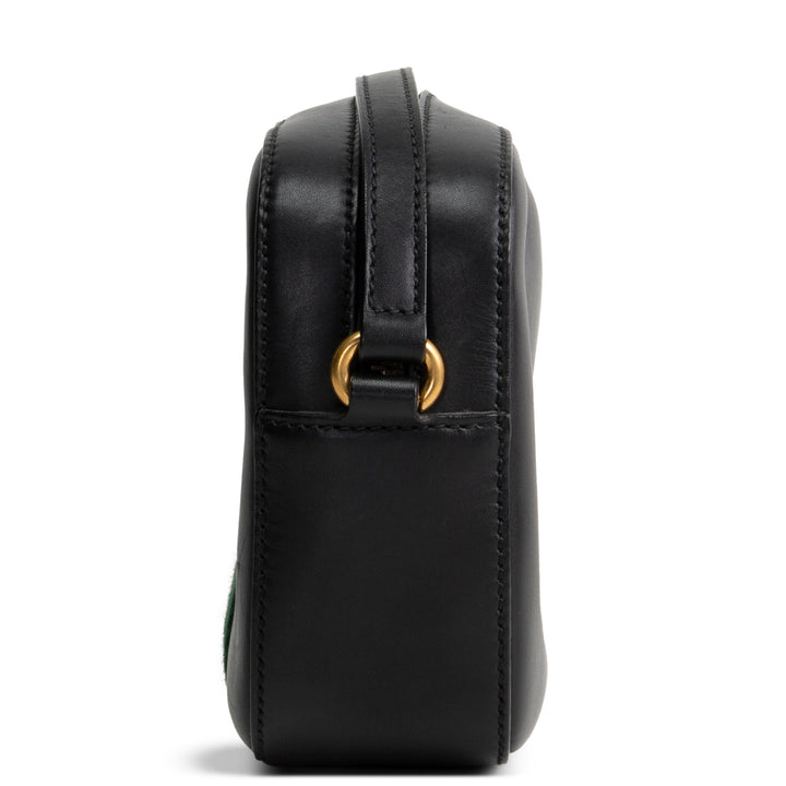 GUCCI Vintage Calfskin "Webby Bee" Camera Bag - Black OUTLET FINAL SALE