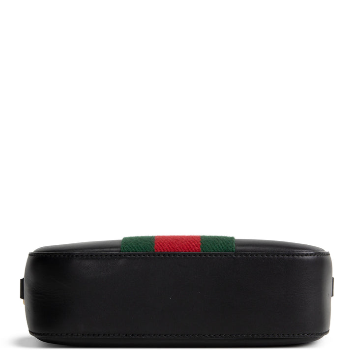 GUCCI Vintage Calfskin "Webby Bee" Camera Bag - Black OUTLET FINAL SALE