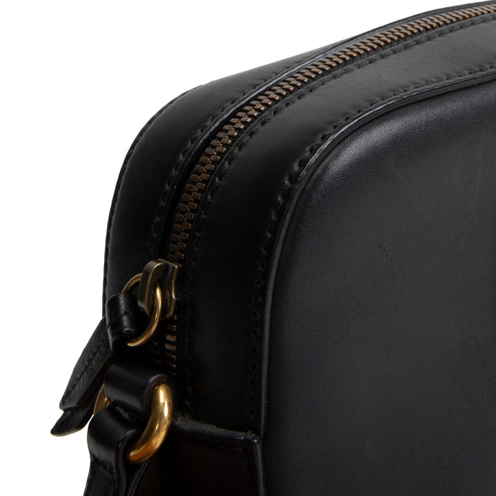 GUCCI Vintage Calfskin "Webby Bee" Camera Bag - Black OUTLET FINAL SALE