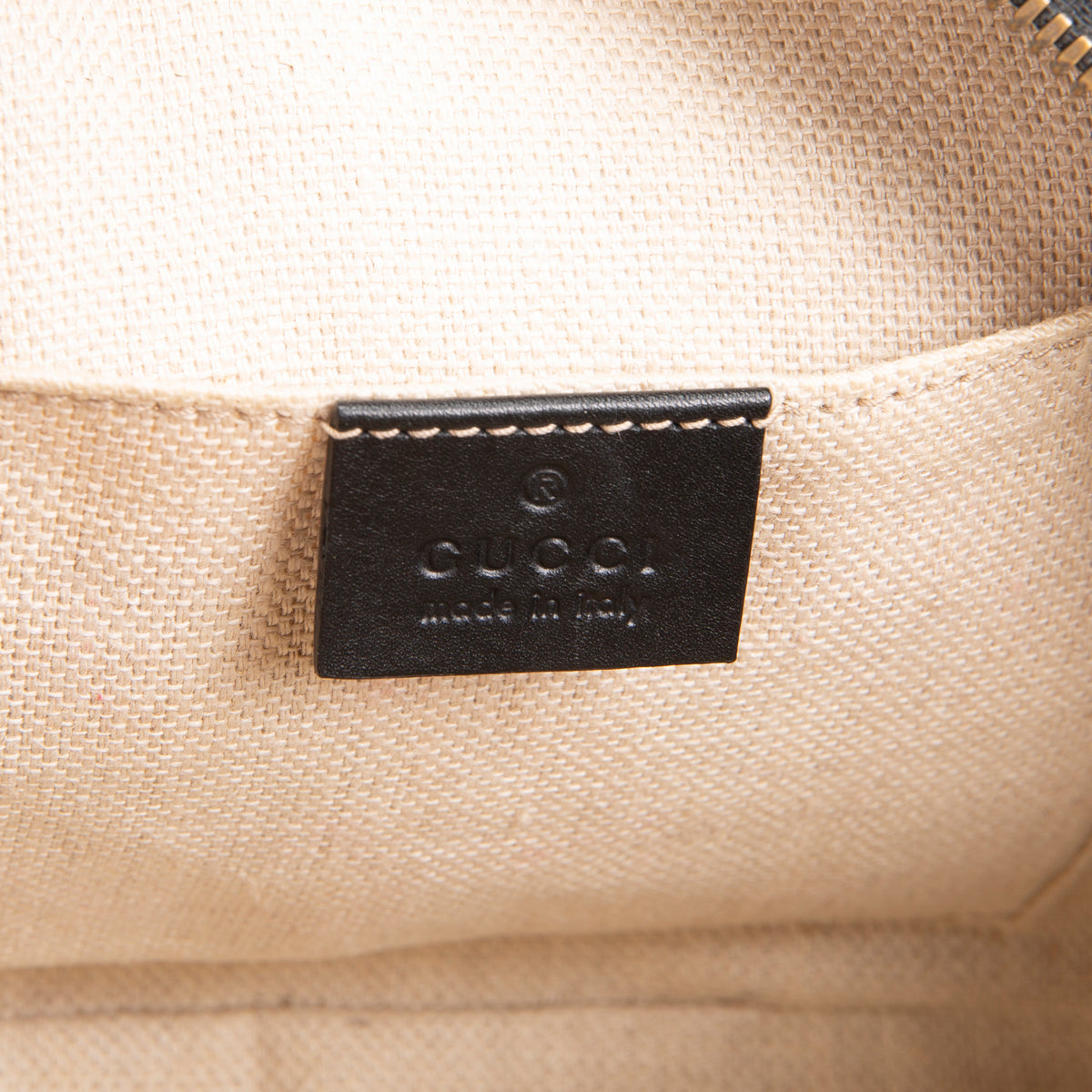 GUCCI Vintage Calfskin "Webby Bee" Camera Bag - Black OUTLET FINAL SALE