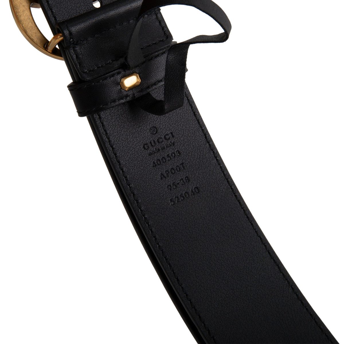 GUCCI GG Marmont Belt - Black OUTLET FINAL SALE