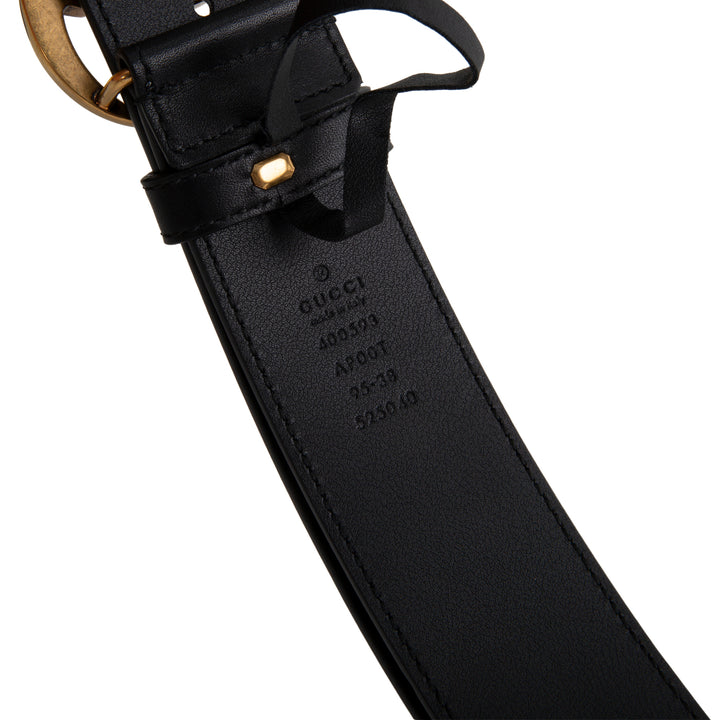 GUCCI GG Marmont Belt - Black OUTLET FINAL SALE