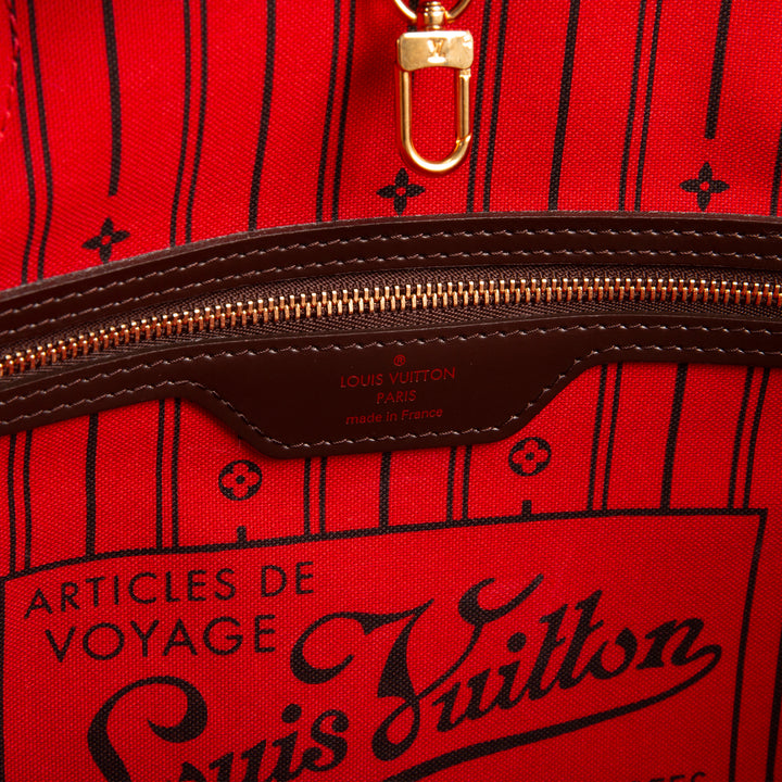 LOUIS VUITTON  Damier Ebene Neverfull MM