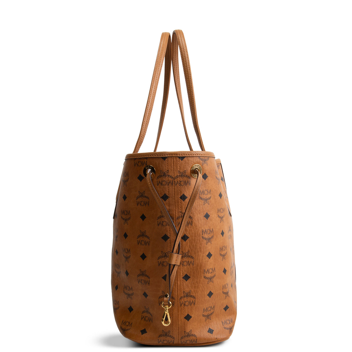 MCM Visetos Liz Tote - Cognac