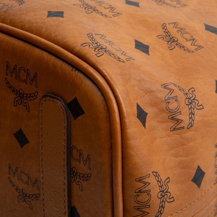 MCM Visetos Liz Tote - Cognac