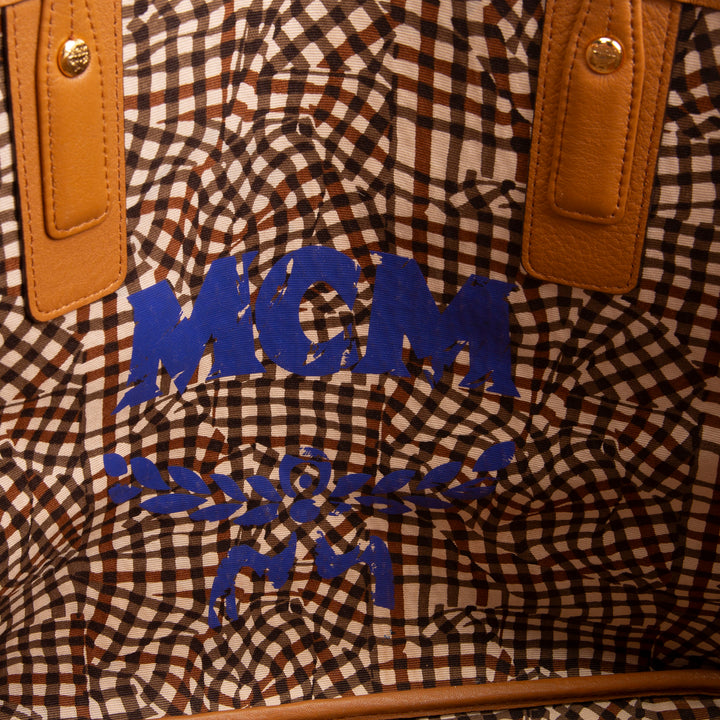 MCM Visetos Liz Tote - Cognac