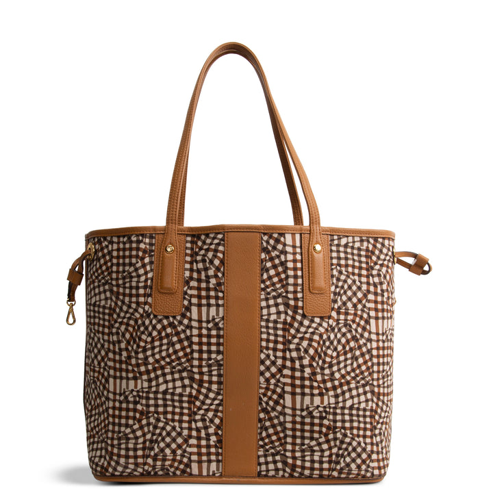 MCM Visetos Liz Tote - Cognac