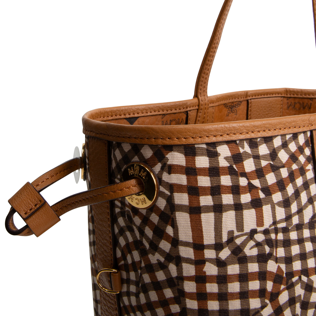 MCM Visetos Liz Tote - Cognac