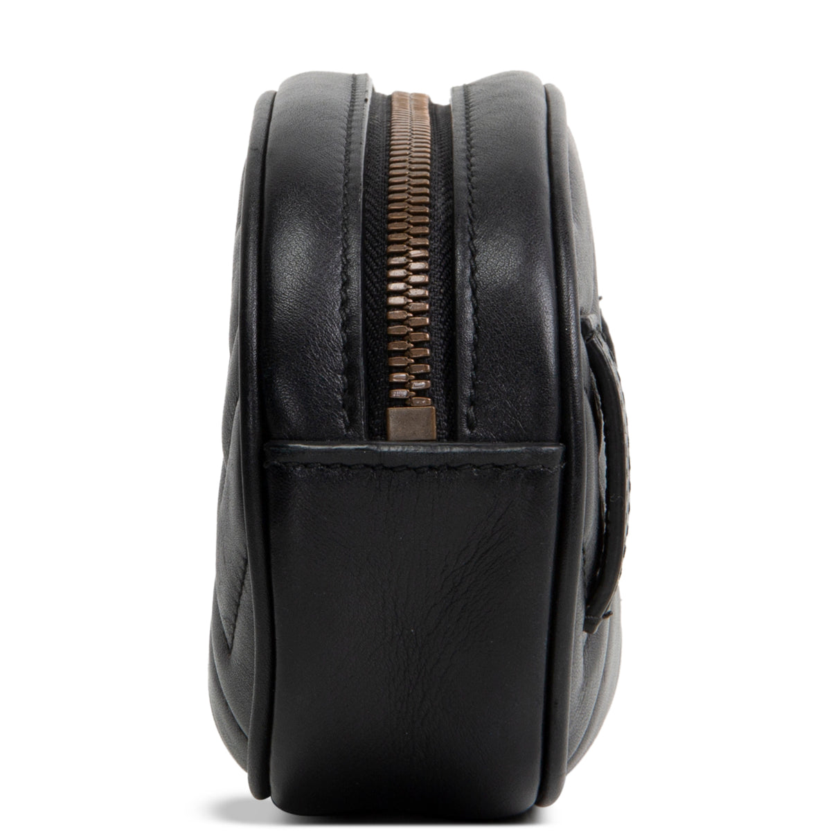 GUCCI Leather Marmont Belt Bag - Black