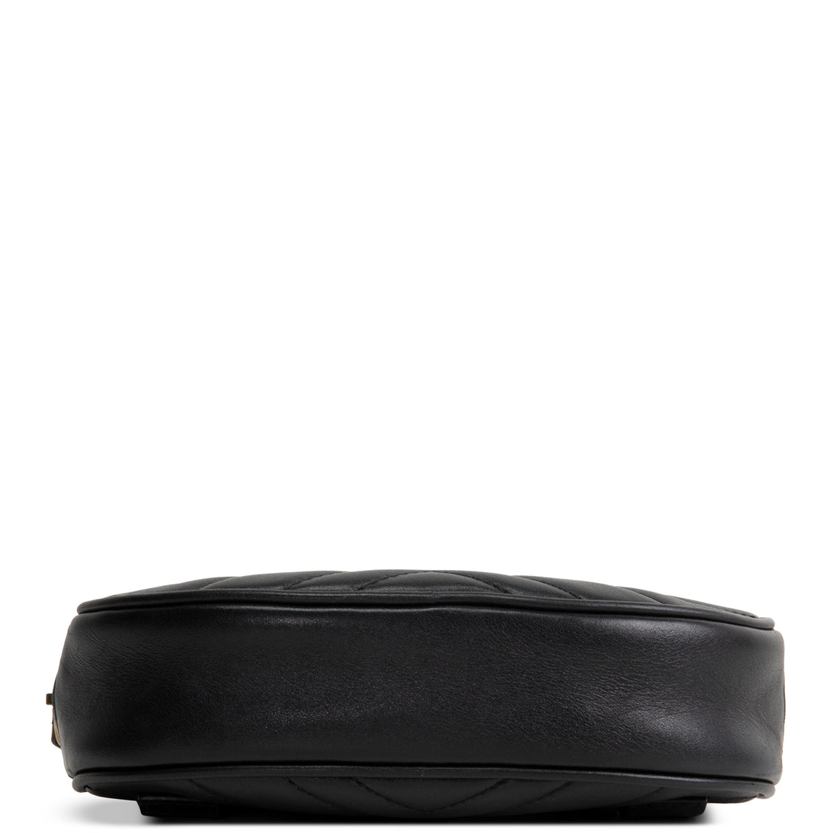 GUCCI Leather Marmont Belt Bag - Black