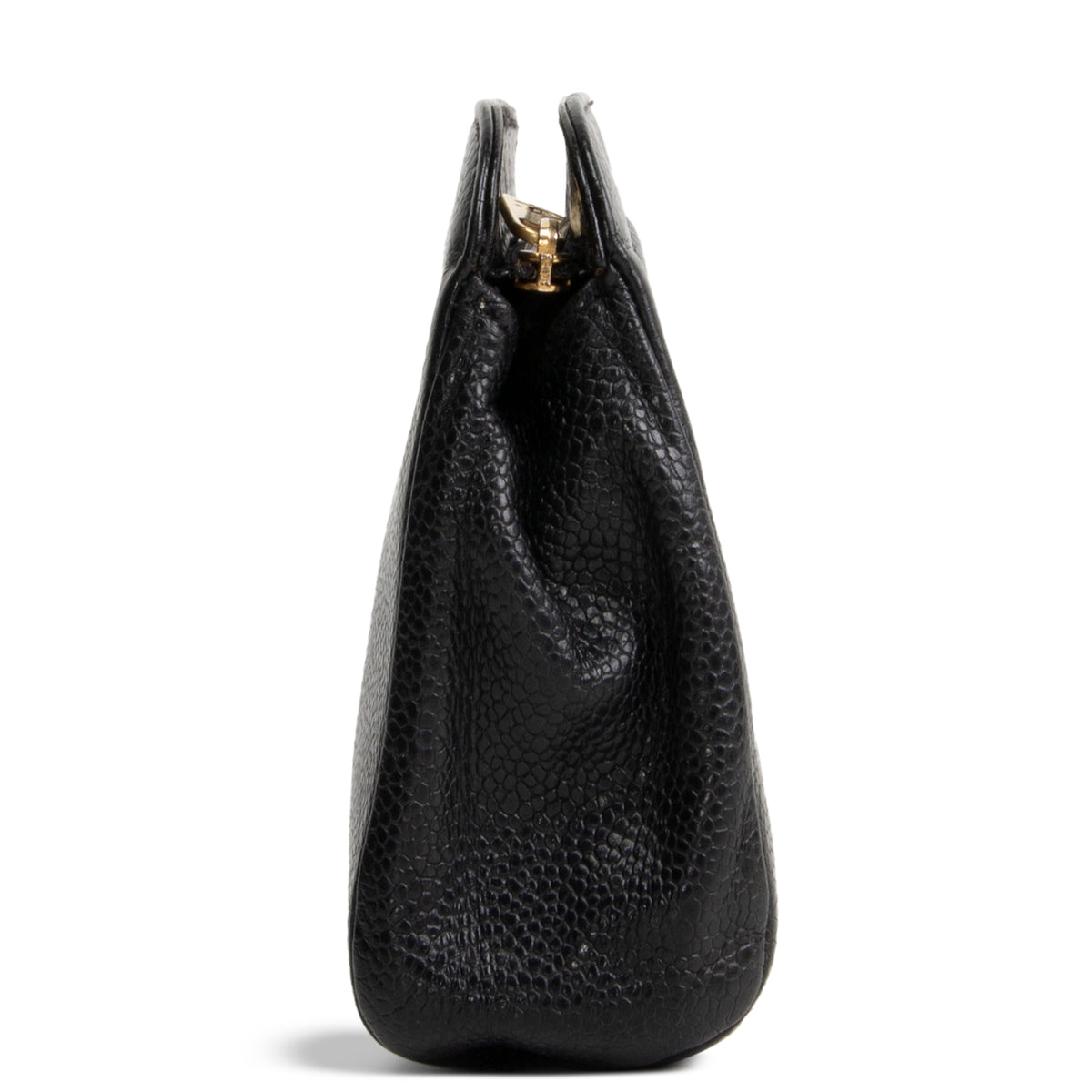 CHANEL Vintage Caviar Timeless CC Cosmetic Pouch
